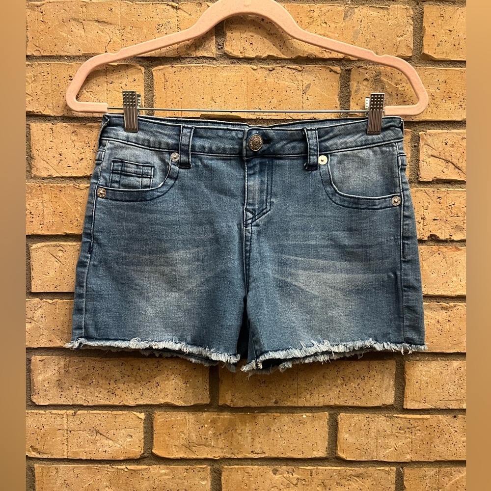 True Religion cut off denim shorts